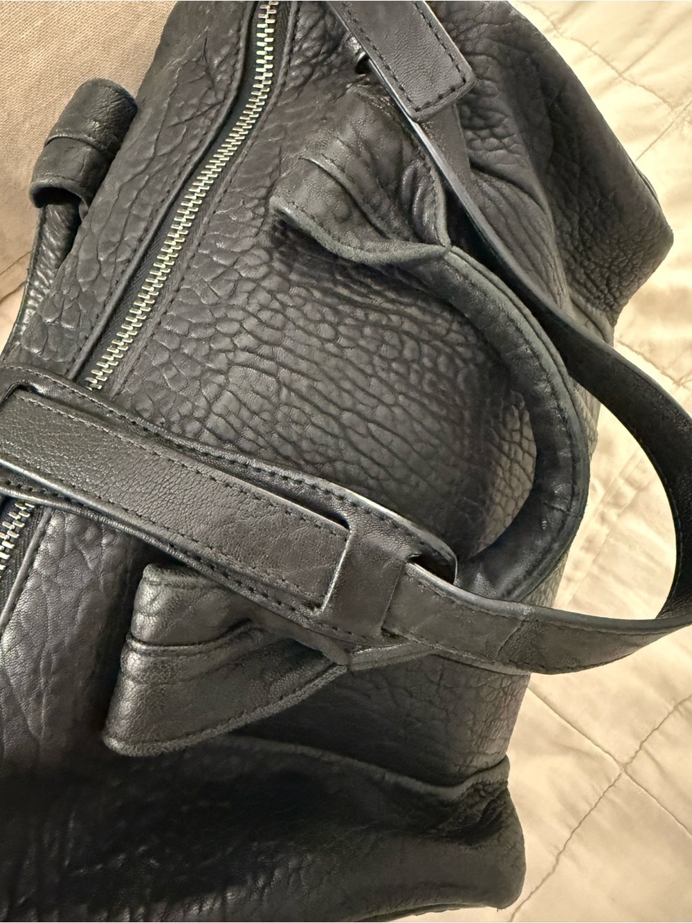 Alexander Wang studded Rocco bag in black and silver - Picture 9 of 10